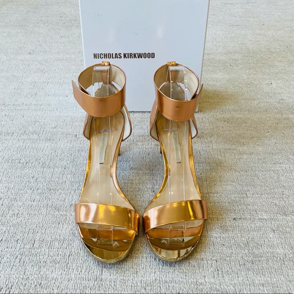 Nicholas Kirkwood Copper Sandals - Picture 2 of 7